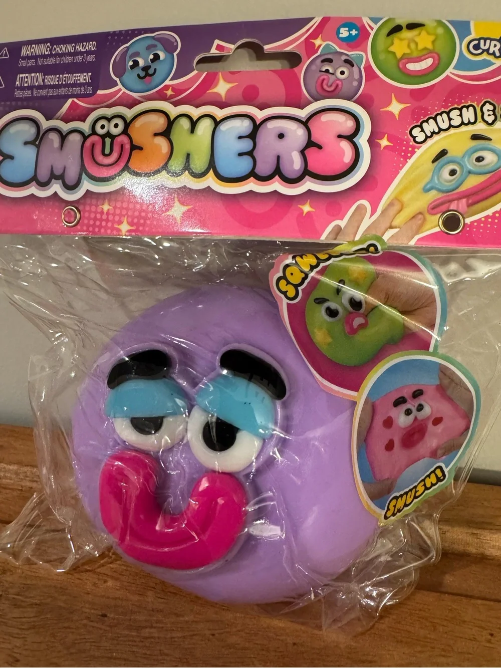 ORB Curiosities Smushers Squeeze - Purple Face